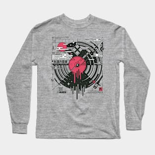 Retro Vinyl Long Sleeve T-Shirt